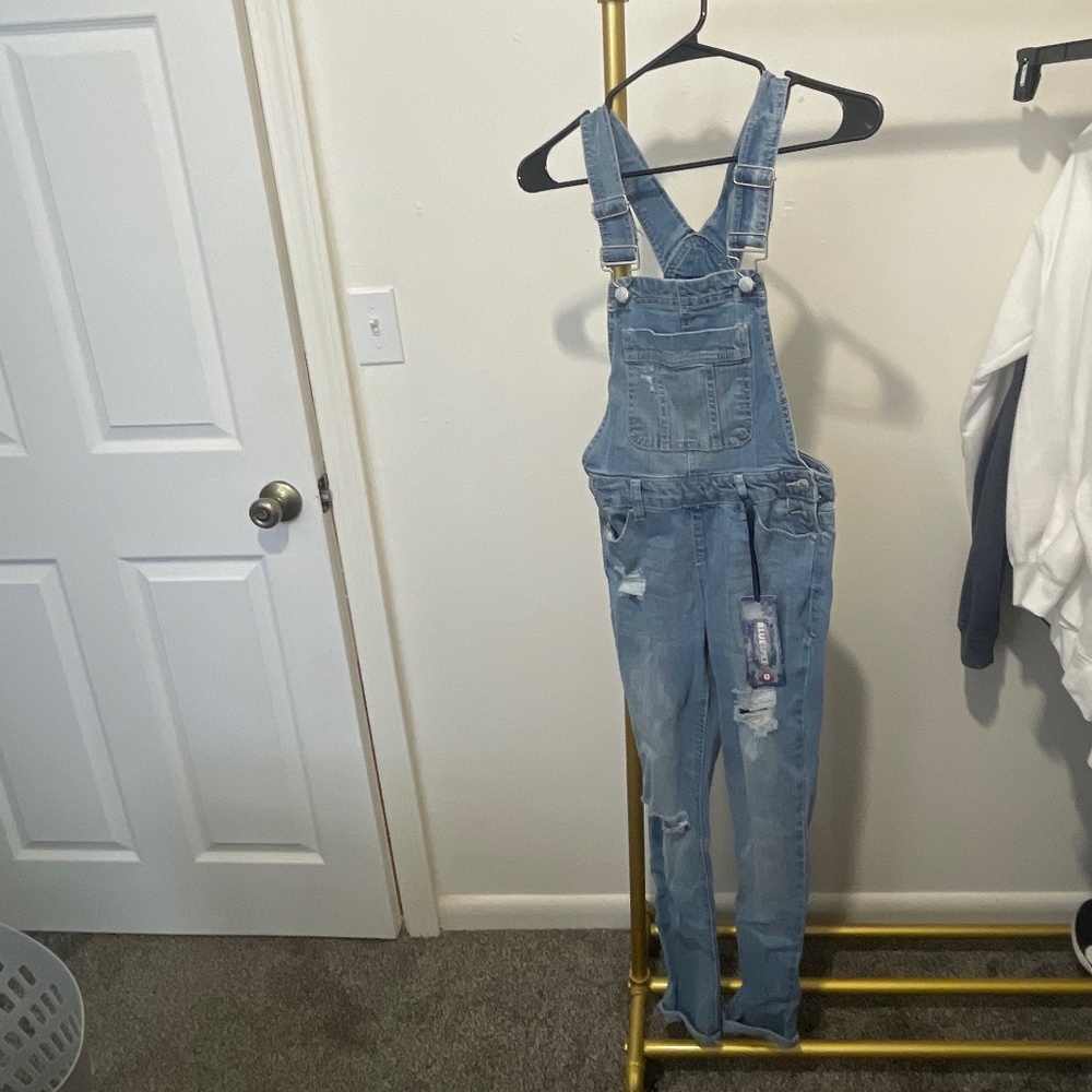 Blue Spice Light Blue Overalls